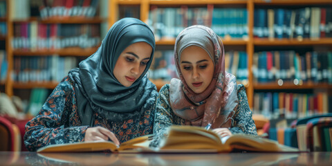 Studentin Muslima - obrazy, fototapety, plakaty