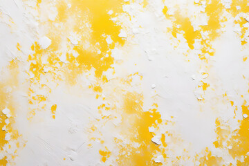 White and yellow textured wall background painted.