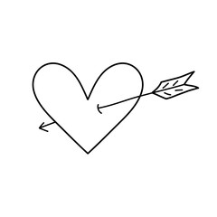 Hand Drawn Cute Valentine Icon