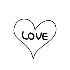 Hand Drawn Cute Valentine Icon