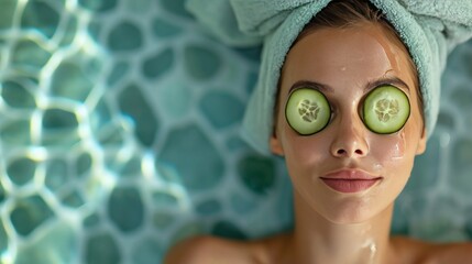 woman in spa having beauty treatment