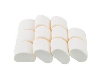 Marshmallows isolated on transparent background. PNG