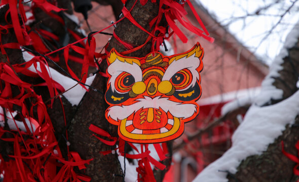 Lunar new year: A Chinese Tiger Mask