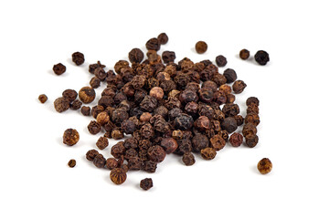 Ground black pepper. isolated on a white background.