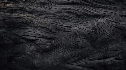 Dark Charred Wood Texture