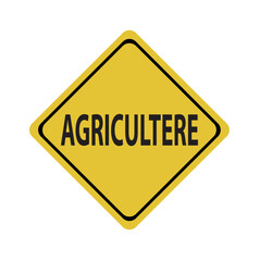 cultivated field agriculture, agriculture vector icon