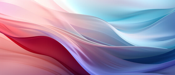 Obraz premium Abstract ultrawide light background with gradient lilac beige pink purple azure blue gray waves in pastel colors. Perfect for design, banner, wallpaper, template, art, creative projects, desktop. 21:9