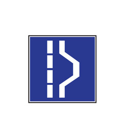 emergency parking traffic sign, vector icon