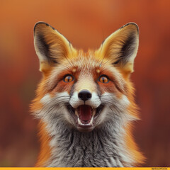 Fototapeta premium red fox portrait