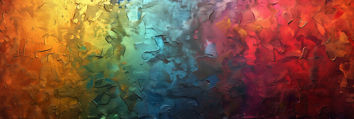 The textured surface is toned in different colors. Abstract banner background.