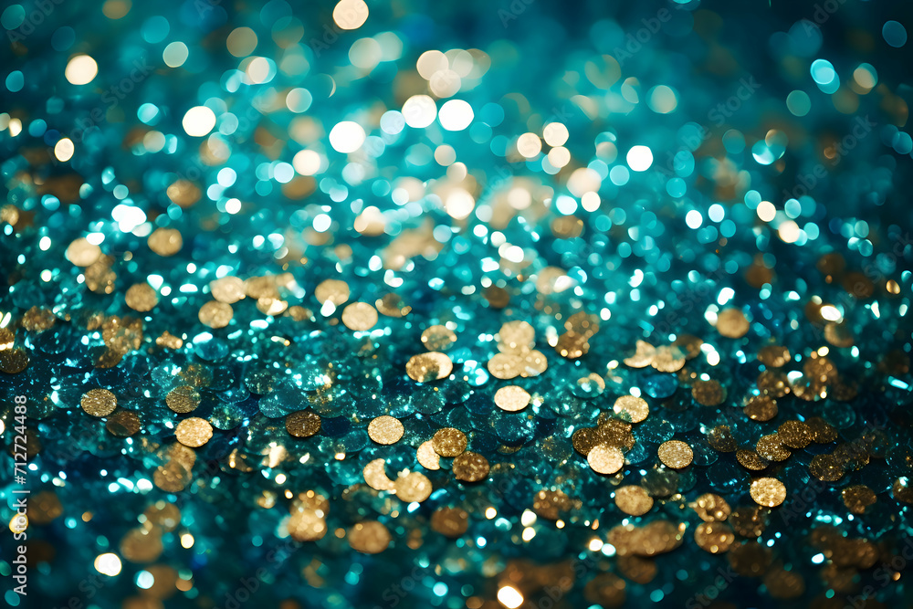Poster light abstract glowing bokeh light. shining star, sun particles and sparks with lens flare effect on