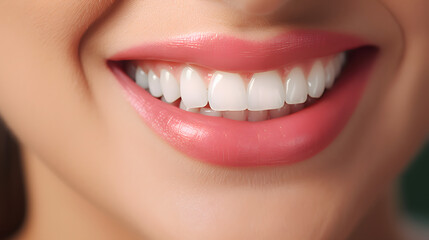 Beautiful smile. Perfect healthy teeth