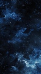 Dark Blue and Black Background With Stars