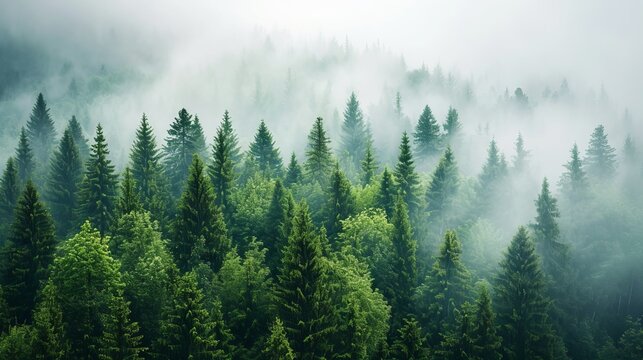 Misty Forest, A Dense Collection of Fog © LabirintStudio