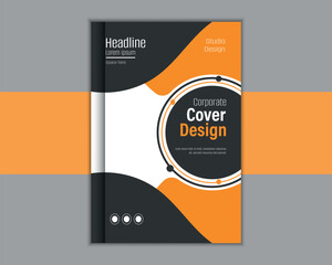 Professional and creative annual report design template.