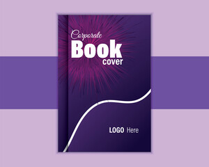 Creative business annual book cover design.