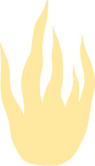 illustration of a fire