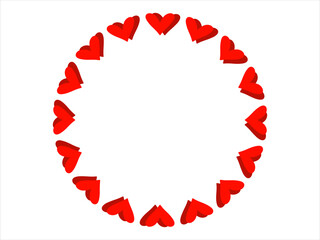 Frame Heart Background Valentines Day
