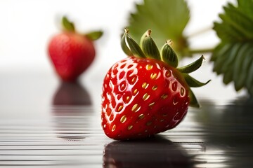 strawberry on a table