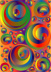 abstract background with circles