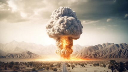 Atomic Nuclear Explosion - Nuclear Bomb