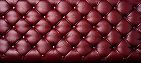 Red leather background texture with space for captions, ideal for designs and ads.