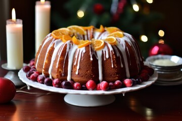 Cranberry Orange Bundt Cake