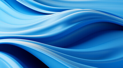 abstract blue background with waves , Generate AI