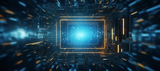 Futuristic abstract exterior panels background for sci fi design projects