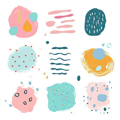 free vector set free hand doodle shape
