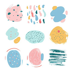 free vector set free hand doodle shape