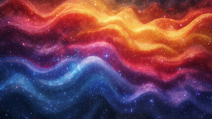 Generate a Summer Poster Design with an Abstract, Grainy Gradient Background and Noise Texture Effect