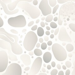 2D pattern white and light beige bubble pattern simple lines