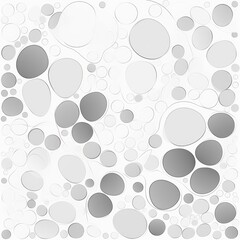 2D pattern white and light charcoal bubble pattern simple lines