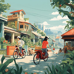 holiday in Vietnam (generative AI)