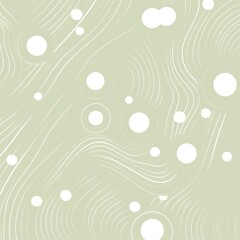 2D pattern white and light olive bubble pattern simple lines
