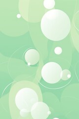 2D pattern white and light sage bubble pattern simple lines