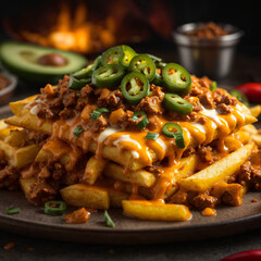 Spicy Jalape&ntilde;o Chili Cheese Fries