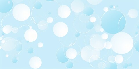 2D pattern white and light sky blue bubble pattern simple lines