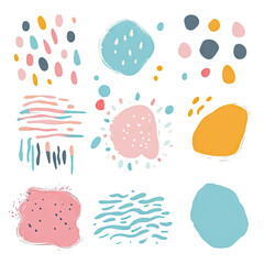 free vector set free hand doodle shape