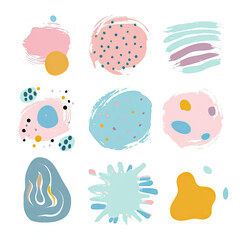 free vector set free hand doodle shape