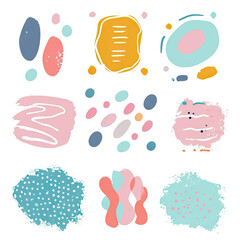 free vector set free hand doodle shape