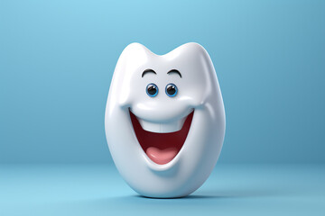 Cute teeth character animated, cartoon style, animated expressions, quirky expressions, playful expressions, medicine dentist smile happy pretty stomatology white laugh brush.