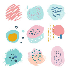 free vector set free hand doodle shape