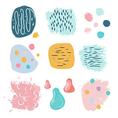 free vector set free hand doodle shape