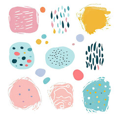 free vector set free hand doodle shape