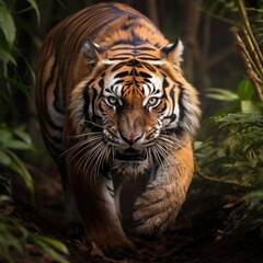 Fototapeta premium Best ever nice biggest tigers images Generative AI
