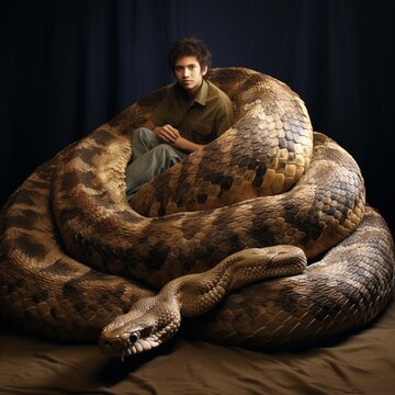 Best ever nice biggest snake image Generative AI