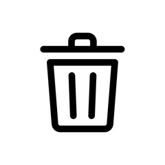 Trash bin icon