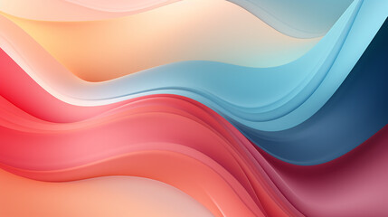 abstract background with waves colorful effect , Generate Ai